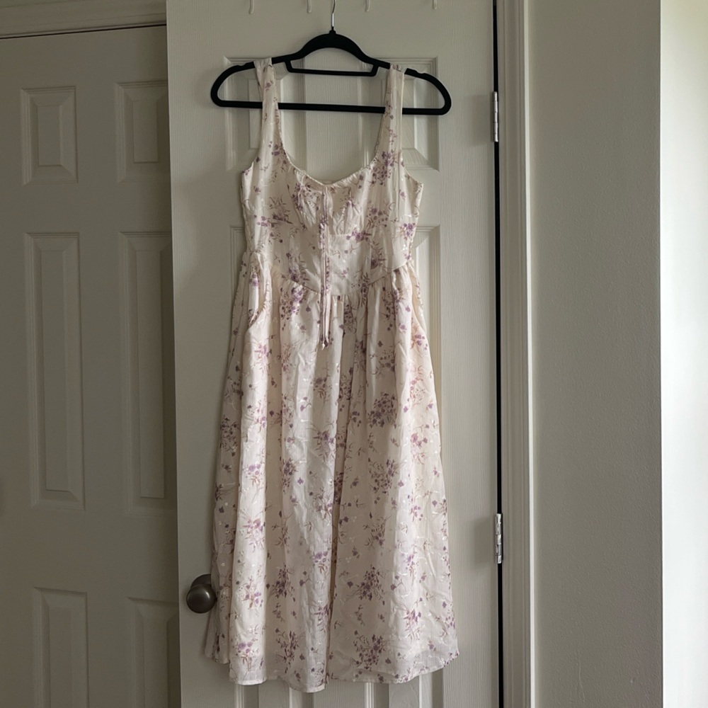 Jessica Simpson Purple Floral Dress